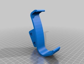 mpcnc lcd leg mount machine tools add-on 3d print model - Mito3D