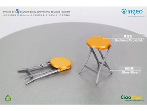 86duino taburete plegable modelo muebles 3d print model - Mito3D