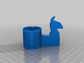 fortnite tarzı lama Aztek kase 3d baskı 3d print model - Mito3D