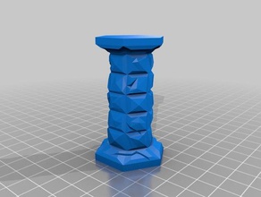 dnd dungeon pillar toy game accessories environment terrain 3d print model - Mito3D