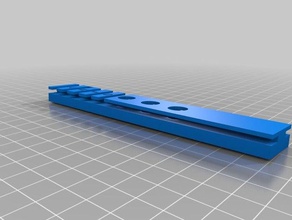 picatinny rail 3d l'impression 3d print model - Mito3D