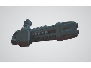 epik warlord, titan lucius desen plazma sağ v1 yokedici oyunlar vatan titanicus epic40k imparatorluk Muhafızları mechanicum warhammer40k 3d print model - Mito3D