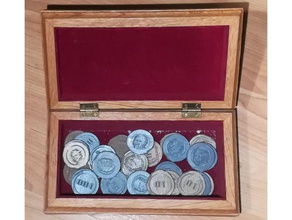 kolikko - coin coins money 3d print model - Mito3D