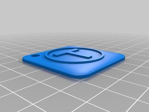 thingiverse logo keychain signs logos 3d print model - Mito3D