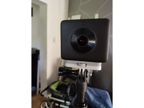 mi sphere 360 camera gopro adapter rhino pole ext 3d print model - Mito3D