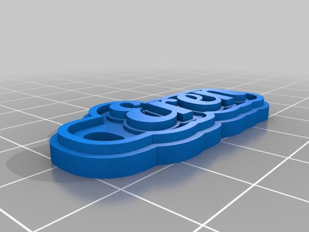 eren de porte-clés personnalisé 3D print model - Mito3D