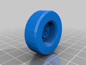 gto rueda rim de los neumáticos la 3d print model - Mito3D