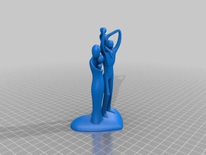 family 3d print model - Mito3D