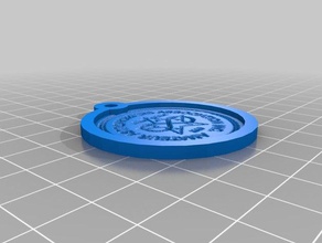my customized keychain lithopane -aaa200 keychains 3d print model - Mito3D