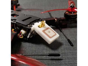 vtx gps mount transtec özgürlük v2 bn220 drone gerçek Anten monte edin bağlayın freedomv2 quadcopter 3d print model - Mito3D