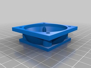 my customized various fan size conversion adapters other 3d print model - Mito3D