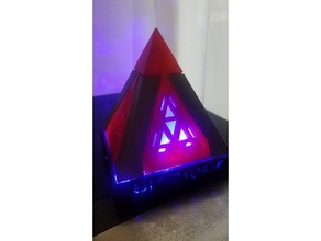 star wars sith holocron led rgb lights 3d printing 3d print model - Mito3D