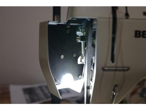 bernina record 830 luce piastra di montaggio sostituzione parti 3d print model - Mito3D