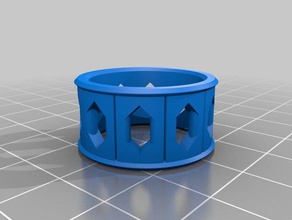 anillo de pulgar anillos 3d print model - Mito3D