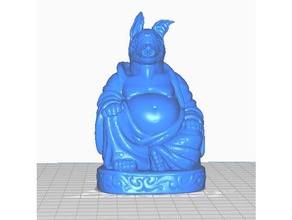 cerdo de buda la colección animal esculturas 3d print model - Mito3D