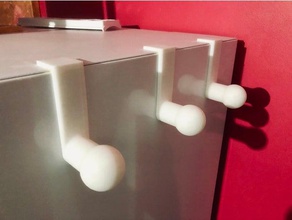 geladeira gancho patere frigo a cozinha jantar crochê peg frigorífico suporte 3d print model - Mito3D