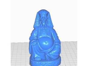 undead pharoh buddha egyptian collection sculptures pharaoh 3d print model - Mito3D