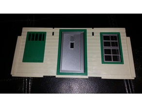 playmobil 1976 western union fort headquarters nr 3419 3806 3773 building 3422 3423 3424 etc window toy game accessories 3d print model - Mito3D