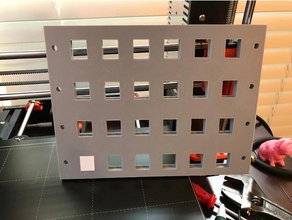 4x6 özelleştirilmiş patch panel jeneratör diy 3d print model - Mito3D