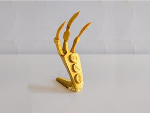 skyrim dragon claw verbesserte Bedruckbarkeit Kunst test elder scrolls 3d print model - Mito3D