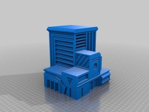 sci-fi edificio giocattolo gioco accessori 28mm infinito warhammer 3d print model - Mito3D