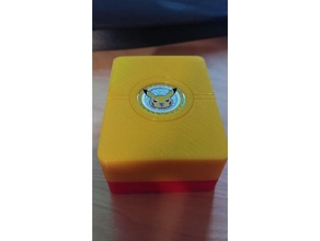 pokemon düşündüğü güverte kutusu manyetik alan oyuncak oyun aksesuarlar ticaret kart oyunu 3d print model - Mito3D