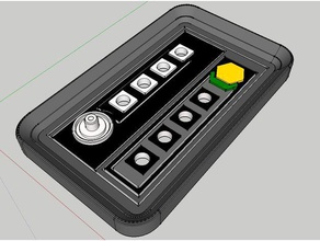 star wars panneau de mur trous boutons accessoires 3d print model - Mito3D
