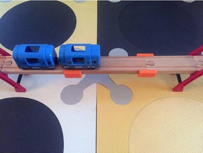 trem de madeira faixa acoplador 3d print model - Mito3D