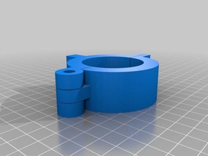 pipe-clamp-dremel customized 3d print model - Mito3D