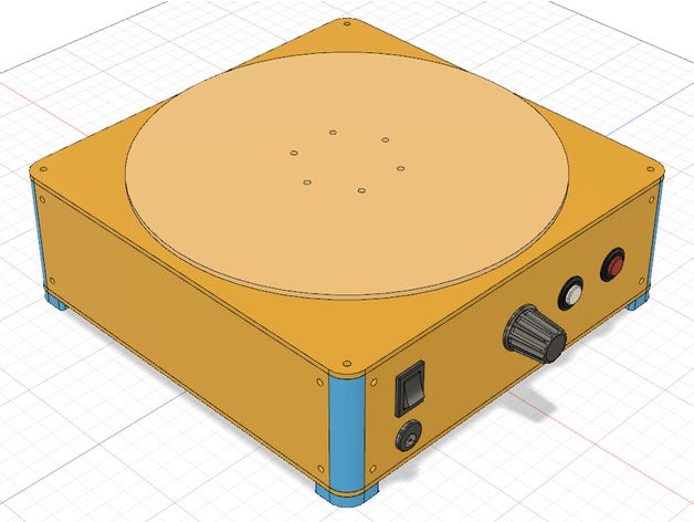 turn table tools turntable 3D print model - Mito3D