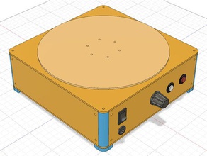 tour de table outils tourne-disque 3d print model - Mito3D