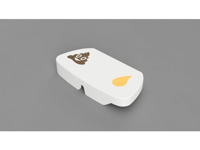 if&ouml flush button symbols bathroom toilette 3d print model - Mito3D
