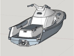 jetski + remorque 1 10 r c véhicules 3d print model - Mito3D