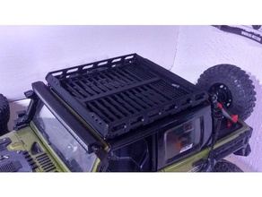 axial scx10 jeep jk - Dachträger auch mechanische Spielzeuge crawler rubicon skalieren scx10ii 3d print model - Mito3D