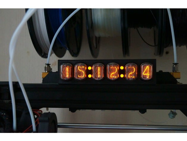 nixie-countdown-Uhr 3d-Drucker 3d Drucker Zubehör 3D print model - Mito3D