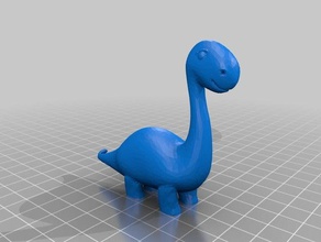 diplodocus long neck my child calls toys games cute dinosaur 3d print model - Mito3D