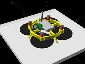 wasp v03 8520 artilect drone openscad 3d print model - Mito3D