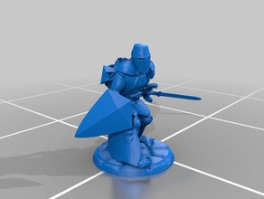 cavalieri piedi i giocattoli giochi 3d print model - Mito3D