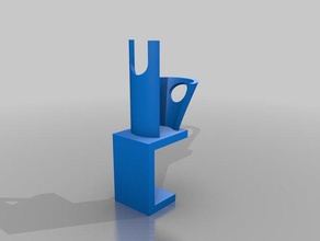 o suporte do aerógrafo da tabela a arte as ferramentas airbrushstand stand clipe de ferramenta 3d print model - Mito3D