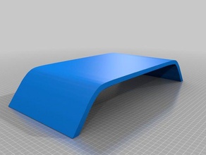 imac stand office monitor 3d print model - Mito3D