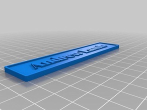 andrew lamis signs logos customized 3d print model - Mito3D
