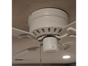 ventilatore da soffitto - luce di rimozione cap a sospensione fan 3d print model - Mito3D