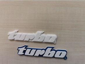 turbo keychain automotive schlsselanhnger 3d print model - Mito3D