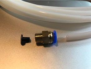 6mm 4mm ptfe-Schlauch-adapter 3d Drucker - Zubehör bowden festo plug 3d print model - Mito3D