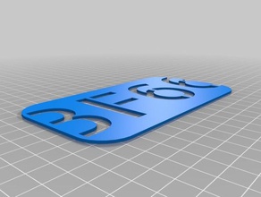 meine angepasste custom-multiline-Schablone parametric Zeichen logos 3d print model - Mito3D