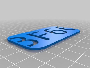 meine angepasste custom-multiline-Schablone parametric Zeichen logos 3d print model - Mito3D