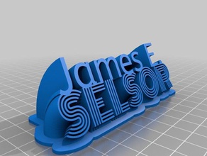 james özelleştirilmiş 3d print model - Mito3D