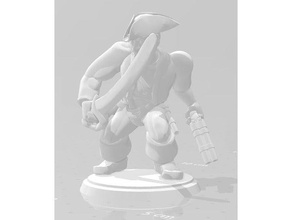 sea wolf - Spielzeug Spiele corsair dnd mini Miniatur Piraten 3d print model - Mito3D