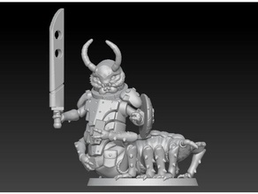 bolida vanguard creatures alien bug miniature roleplaying rpg scifi starfinder 3d print model - Mito3D