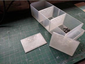 part bin separator replacement parts 3d print model - Mito3D